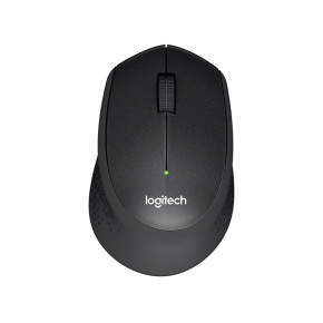 Logitech M330/Kancelárska/Optická/Pre pravákov/1 000 DPI/Bezdrôtová USB/Čierna