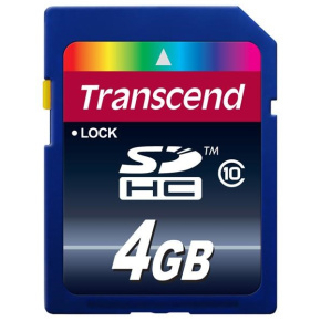 TRANSCEND SDHC Premium 4GB, trieda 10