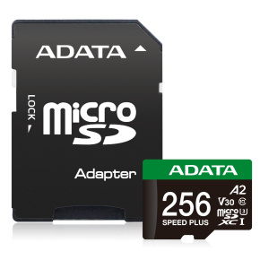 ADATA 256GB MicroSDXC UHS-I U3 V30 + adaptér