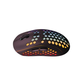 Canyon Haster, GMW-18, herná myš, bezdrôtová, max. 1600 Dpi, 5 tlačidiel, dúhové podsvietenie, čierna