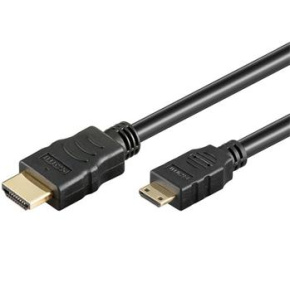 PremiumCord Kábel HDMI A - HDMI mini C, 1m