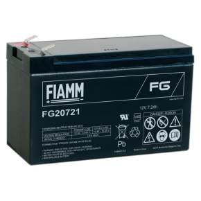 Fiamm olovená batéria FG20721 12V/7,2Ah Faston F1 4,8mm