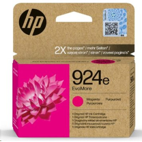 HP 924e EvoMore Magenta Original Ink Cartridge (800 pages)