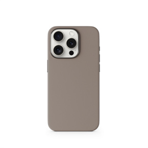 Epico Mag+ Leather Case iPhone 15 Pro - piesková