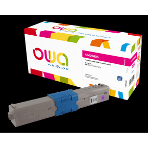 OWA Armor toner kompatibilný s OKI 46490606, 6000st, červená/magenta