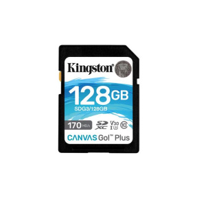 128 GB .SDXC karta Kingston Canvas Go Plus ( r170MB/s, w90MB/s )