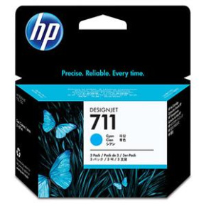 HP no 711 - azúrová ink. kazeta -3 pack, CZ134A