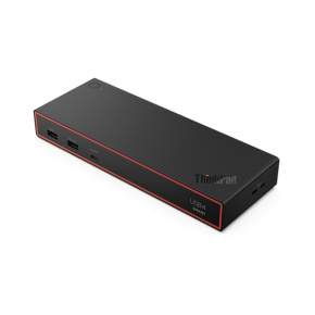 Lenovo ThinkPad USB4 Dock 5000 - PD100W (2x DP, 1x HDMI, 1x RJ45, 2x USB-C,4xUSB-A adapter) pripojit max 4x LCD