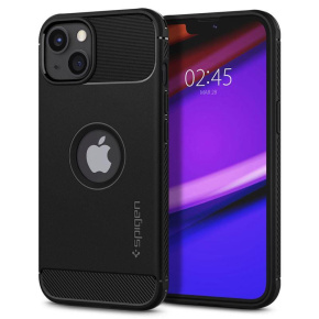 Ochranný kryt Spigen Rugged Armor pre iPhone 13 čierny