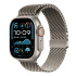 Apple Watch Ultra 2 GPS + Cellular 49mm Natural Titanium Case with Natural Titanium Milanese Loop - L