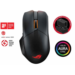 ASUS myš ROG Chakram X Origin, RGB, Bluetooth, černá