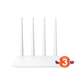 Tenda F6 WiFi N Router 802.11 b/g/n, 300 Mbps, Universal Repeater/WISP/AP, 4x 5 dBi antény