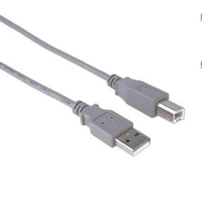 OEM KABEL USB A-B 5.0m 2.0 480Mb/s - šedý High Quality