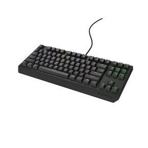 Genesis herná klávesnica THOR 230/TKL/RGB/Outemu Red/Drôtová USB/US layout/Čierna