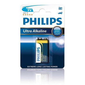 Philips baterie 9V ExtremeLife+, alkalická - 1ks