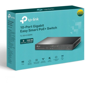 TP-Link TL-SG1210MPE 10xGb easy smart 8xPOE+ 123W switch,1xSFP