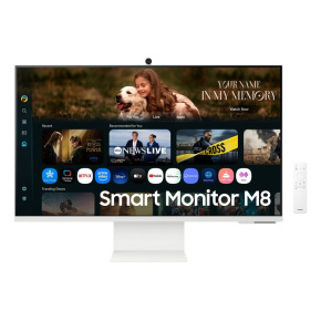 Samsung Smart Monitor M8 (M80F) 32" LED VA 3840x2160 Mega DCR 4ms 400cd HDMI USB(65W) Wifi pivot biely