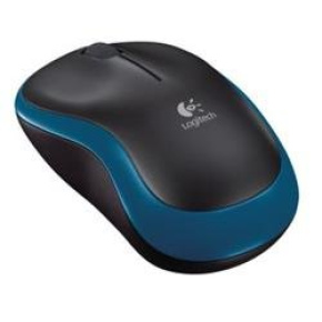 Logitech M185 - bezdrôtová myš - modrá