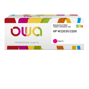 OWA Armor toner kompatibilný s HP W2203X, 220X, 5500st, červená/magenta OWA Armor toner kompatibilný s HP W2203X, 220X, 5500st, červená/magenta