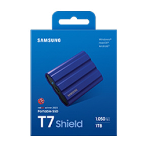 Samsung T7 Shield/1TB/SSD/Externý/2.5''/Modrá/3R