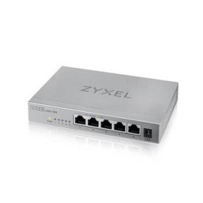 Zyxel XMG-105HP 5 Ports 2,5G + 1 SFP+, 4 ports 70W total PoE++ Desktop MultiGig unmanaged Switch