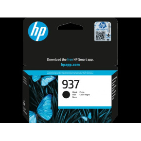 HP 937 Black Original Ink Cartridge (1,250 pages)