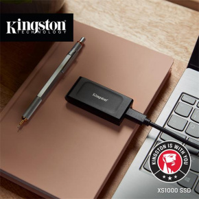 Kingston XS1000/1TB/SSD/Externí/Černá/5R Kingston XS1000/1TB/SSD/Externí/Černá/5R