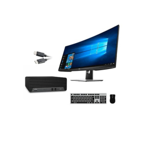 PC zostava HP ProDesk 400 G7 SFF + Radeon R5 430 2GB (Basic Gamer) + Dell 34" UltraSharp P3418HW Curved Ultrawide Monitor - Repas