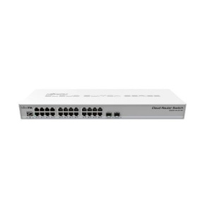 MIKROTIK RouterBOARD Cloud Router Switch CRS326-24G-2S+RM + L5 (800MHz; 512MB RAM; 24x GLAN; 2x SFP+) rack