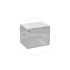 Rozvádzač nástenný GrandN Duo 9U 450mm, dvere plech, RAL7035, GrandND-9U-645-21-G