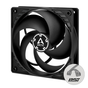 ARCTIC P12 PWM PST CO (black/black)