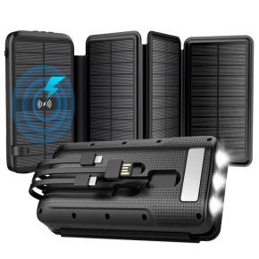 Wodasport - SOLARWINGS OUTDOOR ADVENTURE, T16P4, 16000 MAH, 4x SOLAR PANEL 1,2 AH, Solárna powerbanka