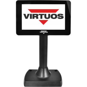 7'' LCD farebný zákaznícky displej Virtuos SD700F, USB, čierny