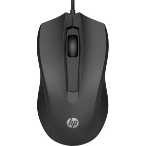 HP 100/Kancelárska/Optická/1 600 DPI/Drôtová USB/Čierna