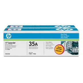 HP tlačová kazeta čierna 2-pack, CB435AD