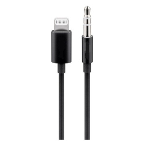 PremiumCord Apple Lightning audio redukční kabel na 3.5 mm stereo jack, 1 m, černý