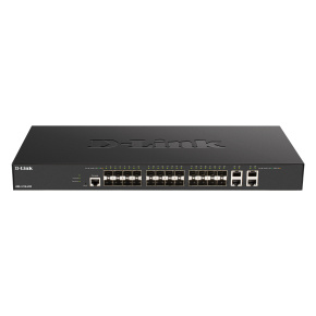 D-Link DXS-1210-28S 24 x 10 G SFP+ portov + 4 x 10 G Base-T portov Smart Managed Switch