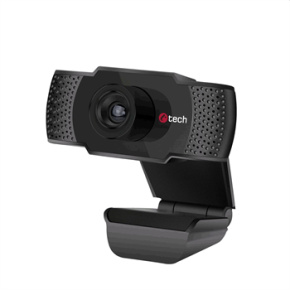 Webkamera C-TECH CAM-07HD, 720P, mikrofón, čierna