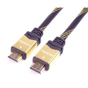 PremiumCord dizajnový HDMI 2.0 kábel, pozlátené konektory, 5m