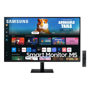 SAMSUNG MT LED LCD 27" Smart Monitor M5 (M50D) FullHD, HDR 10, 4ms, 60Hz, WIFI, Bluetooth 4.2 SAMSUNG MT LED LCD 27" Smart Monitor M5 (M50D) FullHD, HDR 10, 4ms, 60Hz, WIFI, Bluetooth 4.2