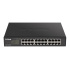 D-Link DGS-1100-24PV2 24-port Gigabit Smart switch, 12x GbE PoE+, PoE 100W