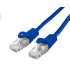 Kabel C-TECH patchcord Cat6, UTP, modrý, 0,5m