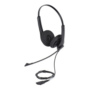 Jabra BIZ 1500/Stereo/QD/Drôt/Čierna