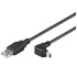 PremiumCord miniUSB 2.0, A-B, 5 pinov, 90 °, 1.8 m