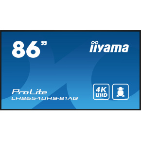 86'' iiyama LH8654UHS-B1AG:IPS,4K UHD. 24/7,Android