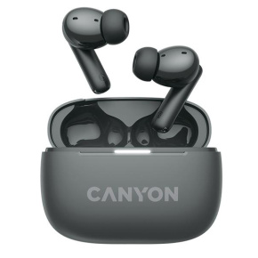 Canyon TWS-10, On Go, 10 ANC, True Wireless Bluetooth slúchadlá do uší, nabíjacia stanica v kazete, čierna