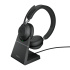 Jabra Evolve2 65/Stereo/USB/BT/Bezdrať/Stand/Čierna