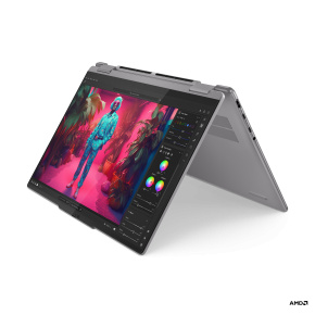 Lenovo IP Yoga 7 2in1 14AHP9, Ryzen 5 8640HS, 14.0˝ 1920x1200 WUXGA/Touch, UMA, 16GB, SSD 512GB, FDOS, šedý, 3y PS