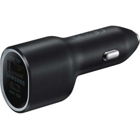 Samsung duálna autonabíjačka 40W (USB, USB-C) P-L4020NB, čierna