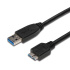 PremiumCord Kábel Micro USB 3.0 5Gbps USB A - Micro USB B, MM, 1m